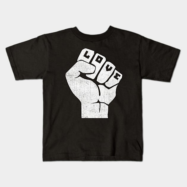 love is resistance. Kids T-Shirt by pholange